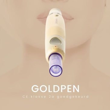 De Goldpen microneedling-pen, CE klasse 2a goedgekeurd